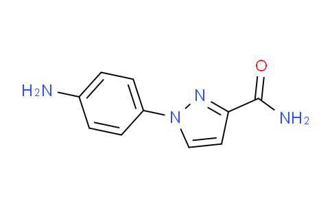 CAS No. 1154650-50-6, 1-(4-Aminophenyl)-1H-pyrazole-3-carboxamide