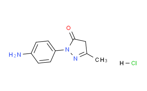 CAS No. 59994-27-3, 1-(4-Aminophenyl)-3-methyl-1H-pyrazol-5(4H)-one hydrochloride