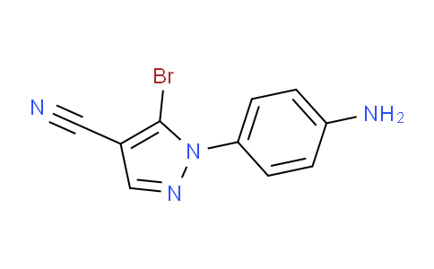 CAS No. 1269292-39-8, 1-(4-Aminophenyl)-5-bromo-1H-pyrazole-4-carbonitrile
