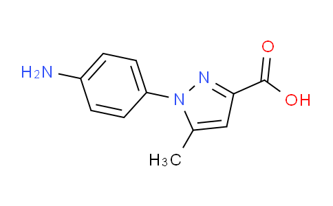 CAS No. 1261079-60-0, 1-(4-Aminophenyl)-5-methyl-1H-pyrazole-3-carboxylic acid