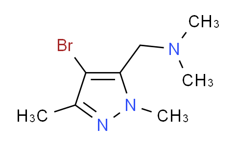 CAS No. 1355224-64-4, 1-(4-Bromo-1,3-dimethyl-1H-pyrazol-5-yl)-N,N-dimethylmethanamine
