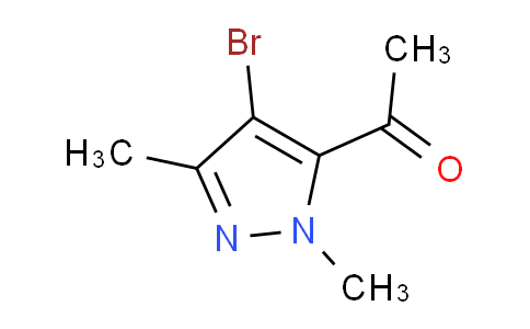CAS No. 1263214-70-5, 1-(4-Bromo-1,3-dimethyl-1H-pyrazol-5-yl)ethanone