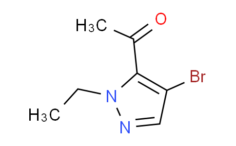 CAS No. 925146-41-4, 1-(4-Bromo-1-ethyl-1H-pyrazol-5-yl)ethanone