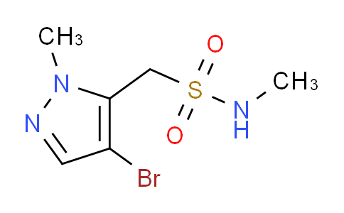 CAS No. 1713477-27-0, 1-(4-Bromo-1-methyl-1H-pyrazol-5-yl)-N-methylmethanesulfonamide