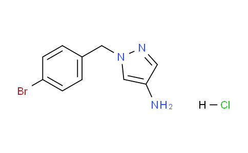 CAS No. 1147233-82-6, 1-(4-Bromobenzyl)-1H-pyrazol-4-amine hydrochloride