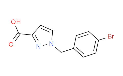 CAS No. 1177347-59-9, 1-(4-Bromobenzyl)-1H-pyrazole-3-carboxylic acid
