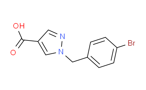 CAS No. 1153373-21-7, 1-(4-Bromobenzyl)-1H-pyrazole-4-carboxylic acid