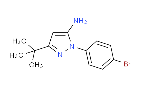 CAS No. 895042-78-1, 1-(4-Bromophenyl)-3-(tert-butyl)-1H-pyrazol-5-amine