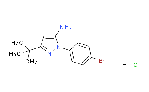 CAS No. 903566-95-0, 1-(4-Bromophenyl)-3-(tert-butyl)-1H-pyrazol-5-amine hydrochloride