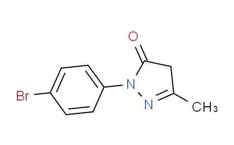CAS No. 14580-15-5, 1-(4-Bromophenyl)-3-methyl-1H-pyrazol-5(4H)-one
