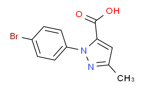 CAS No. 618101-88-5, 1-(4-Bromophenyl)-3-methyl-1H-pyrazole-5-carboxylic acid