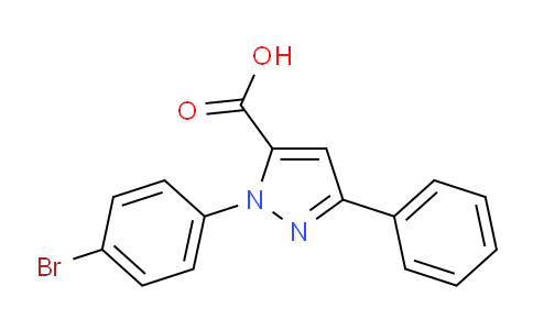 CAS No. 618101-91-0, 1-(4-Bromophenyl)-3-phenyl-1H-pyrazole-5-carboxylic acid