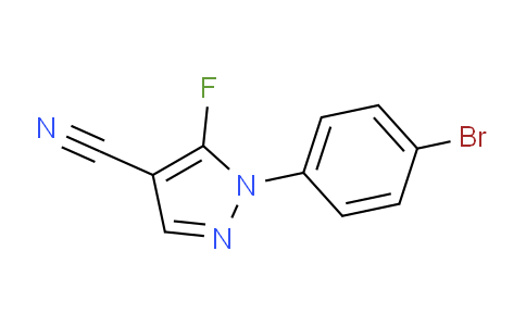 CAS No. 1269293-06-2, 1-(4-Bromophenyl)-5-fluoro-1H-pyrazole-4-carbonitrile