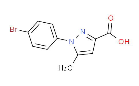 CAS No. 229163-39-7, 1-(4-Bromophenyl)-5-methyl-1H-pyrazole-3-carboxylic acid