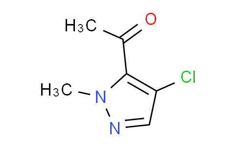 CAS No. 1006482-78-5, 1-(4-Chloro-1-methyl-1H-pyrazol-5-yl)ethanone