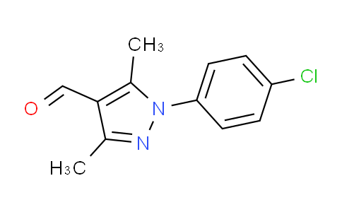 CAS No. 54605-74-2, 1-(4-Chlorophenyl)-3,5-dimethyl-1H-pyrazole-4-carbaldehyde
