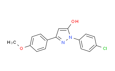 CAS No. 1174858-83-3, 1-(4-Chlorophenyl)-3-(4-methoxyphenyl)-1H-pyrazol-5-ol
