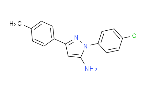 CAS No. 618092-70-9, 1-(4-Chlorophenyl)-3-(p-tolyl)-1H-pyrazol-5-amine