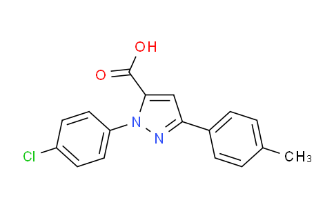 CAS No. 618102-10-6, 1-(4-Chlorophenyl)-3-(p-tolyl)-1H-pyrazole-5-carboxylic acid