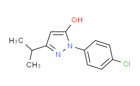 CAS No. 925563-30-0, 1-(4-Chlorophenyl)-3-isopropyl-1H-pyrazol-5-ol