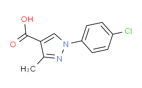 CAS No. 288252-17-5, 1-(4-Chlorophenyl)-3-methyl-1H-pyrazole-4-carboxylic acid