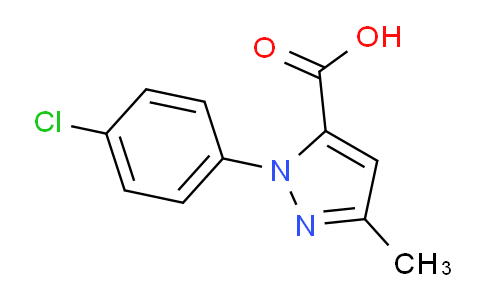 CAS No. 15943-84-7, 1-(4-Chlorophenyl)-3-methyl-1H-pyrazole-5-carboxylic acid