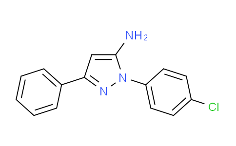 CAS No. 72411-49-5, 1-(4-Chlorophenyl)-3-phenyl-1H-pyrazol-5-ylamine