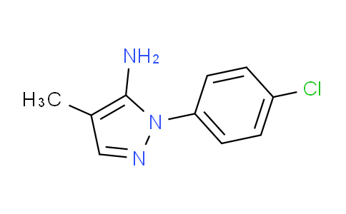 CAS No. 1071125-31-9, 1-(4-Chlorophenyl)-4-methyl-1H-pyrazol-5-amine