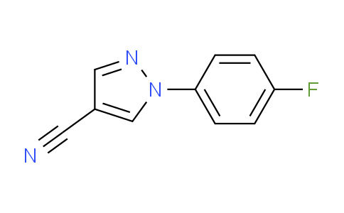 CAS No. 1015862-36-8, 1-(4-Fluorophenyl)-1H-pyrazole-4-carbonitrile