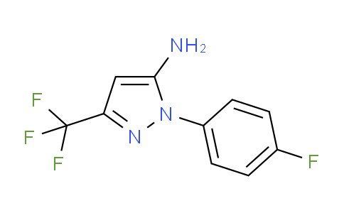CAS No. 1188909-71-8, 1-(4-Fluorophenyl)-3-(trifluoromethyl)-1H-pyrazol-5-amine
