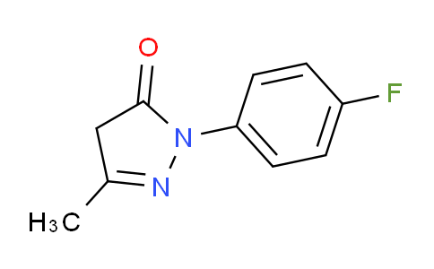 CAS No. 100553-83-1, 1-(4-Fluorophenyl)-3-methyl-1H-pyrazol-5(4H)-one