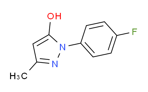 CAS No. 181371-35-7, 1-(4-Fluorophenyl)-3-methyl-1H-pyrazol-5-ol