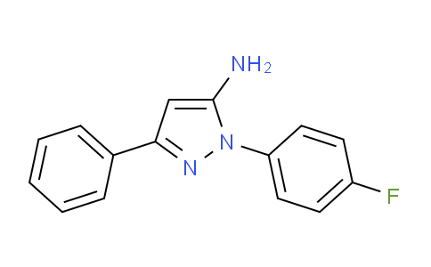 CAS No. 72411-51-9, 1-(4-Fluorophenyl)-3-phenyl-1H-pyrazol-5-ylamine