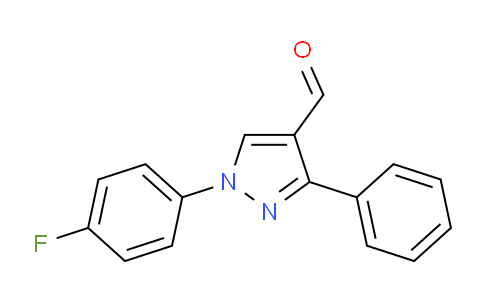CAS No. 36640-47-8, 1-(4-Fluorophenyl)-3-phenyl-1H-pyrazole-4-carbaldehyde