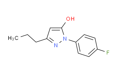CAS No. 400065-46-5, 1-(4-Fluorophenyl)-3-propyl-1H-pyrazol-5-ol