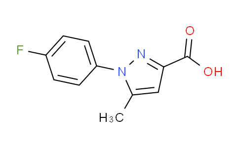 CAS No. 288251-66-1, 1-(4-Fluorophenyl)-5-methyl-1H-pyrazole-3-carboxylic acid