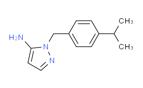 CAS No. 3524-29-6, 1-(4-Isopropylbenzyl)-1H-pyrazol-5-amine