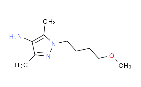 CAS No. 1429902-32-8, 1-(4-Methoxybutyl)-3,5-dimethyl-1H-pyrazol-4-amine