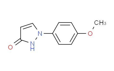 CAS No. 173194-42-8, 1-(4-Methoxyphenyl)-1H-pyrazol-3(2H)-one