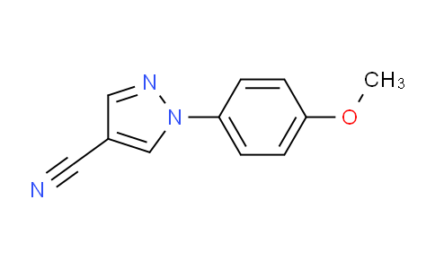 CAS No. 118718-59-5, 1-(4-Methoxyphenyl)-1H-pyrazole-4-carbonitrile