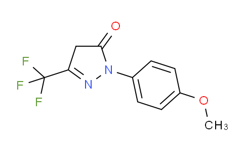 CAS No. 338422-68-7, 1-(4-Methoxyphenyl)-3-(trifluoromethyl)-1H-pyrazol-5(4H)-one