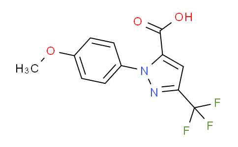 CAS No. 218631-48-2, 1-(4-Methoxyphenyl)-3-(trifluoromethyl)-1H-pyrazole-5-carboxylic acid