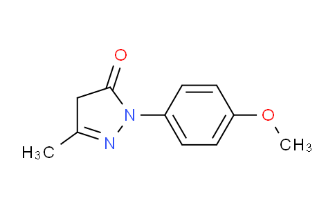 CAS No. 60798-06-3, 1-(4-Methoxyphenyl)-3-methyl-1H-pyrazol-5(4H)-one