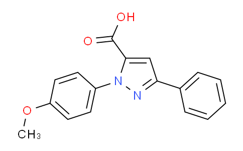 CAS No. 618101-94-3, 1-(4-Methoxyphenyl)-3-phenyl-1H-pyrazole-5-carboxylic acid
