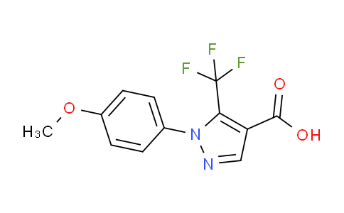 CAS No. 98534-83-9, 1-(4-Methoxyphenyl)-5-(trifluoromethyl)-1H-pyrazole-4-carboxylic acid