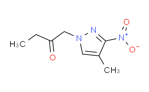 CAS No. 1170438-42-2, 1-(4-Methyl-3-nitro-1H-pyrazol-1-yl)butan-2-one