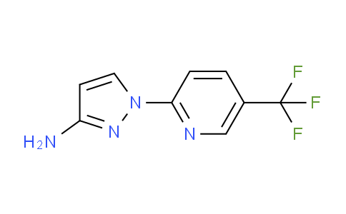 CAS No. 1172234-58-0, 1-(5-(Trifluoromethyl)pyridin-2-yl)-1H-pyrazol-3-amine
