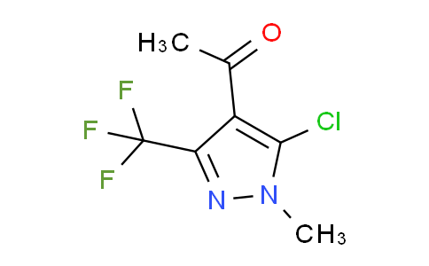 CAS No. 863305-84-4, 1-(5-Chloro-1-methyl-3-(trifluoromethyl)-1H-pyrazol-4-yl)ethanone