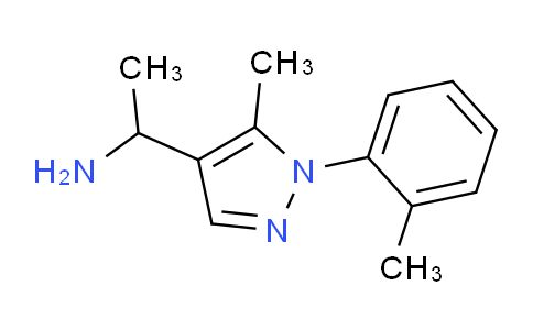 CAS No. 1152950-01-0, 1-(5-Methyl-1-(o-tolyl)-1H-pyrazol-4-yl)ethanamine