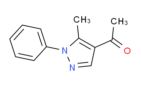 CAS No. 6123-63-3, 1-(5-Methyl-1-phenyl-1H-pyrazol-4-yl)ethanone